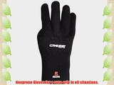 Cressi High Stretch 5 mm Gloves - Black Medium
