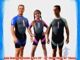 Nalu Shortie Wetsuits Size's 20 - 44 Chest (Blue 42 Chest)