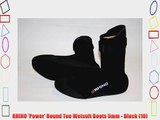 RHINO 'Power' Round Toe Wetsuit Boots 5mm - Black (10)
