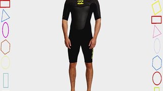 Billabong Men's 2x2 Foil CZ Short Sleeve Sprin Wetsuit - Black Small