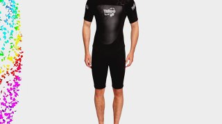 TWF Men's Turbo Shortie Wetsuit - Black Large