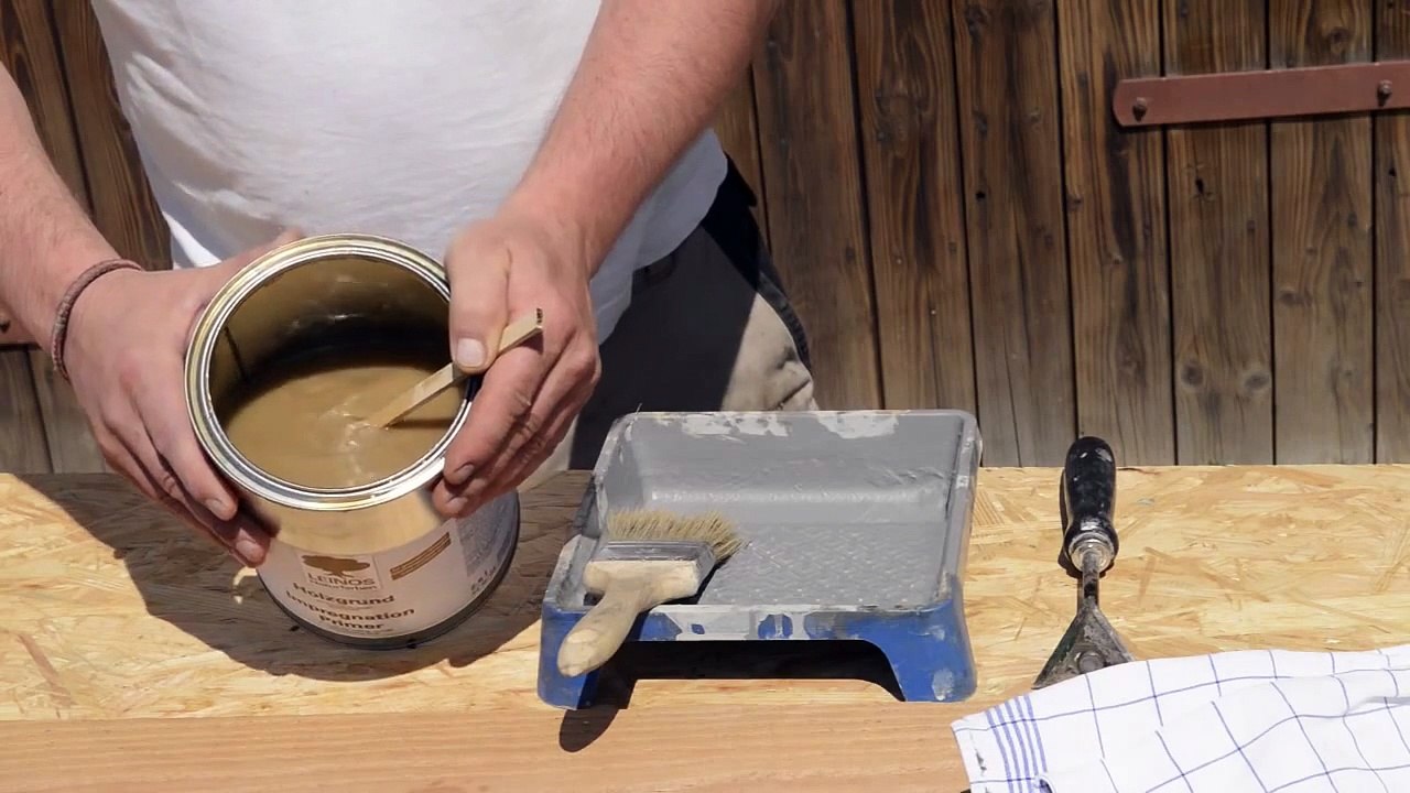 Heimwerker Tipps - Thema: altes Holztor, Garagentor oder Holztüren streichen Teil 3/5