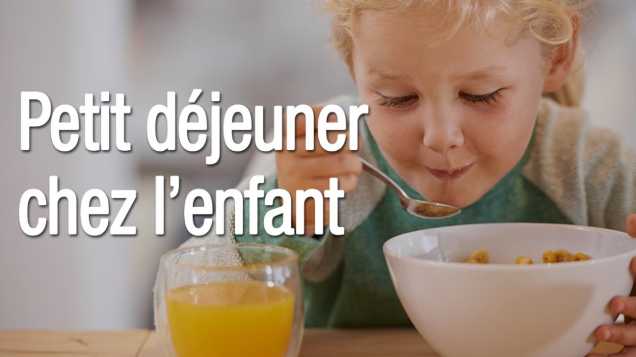 Petit déjeuner chez l’enfant