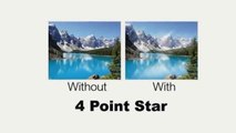 Polaroid Optics Rotating 4 Point Star Filter For The Nikon D40, D40x, D50, D60, D70, D80, D90, D10