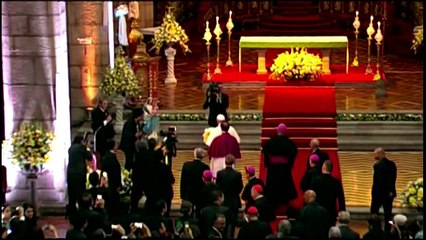 Papa visita Catedral de Quito