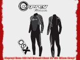 (Osprey) Mens OSX Full Wetsuit Chest 39 180-185cm (Grey)