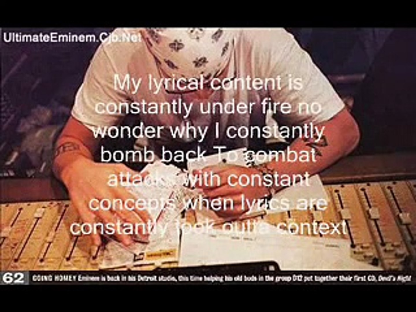 Eminem - Stimulate (with lyrics)