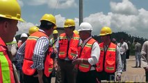 Presidente verifica en San Juan Sacatepéquez avances en construcción de anillo regional