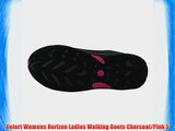 Gelert Womens Horizon Ladies Walking Boots Charcoal/Pink 5
