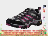 Merrell Moab Gore-Tex? Women's Trekking and Hiking Shoes J65318 Granite/Fuchsia Rose 8 UK