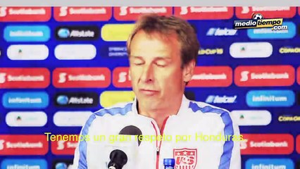 Es crucial vencer a Honduras: Jürgen Klinsmann