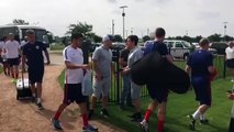 Estados Unidos en último entrenamiento antes del debut