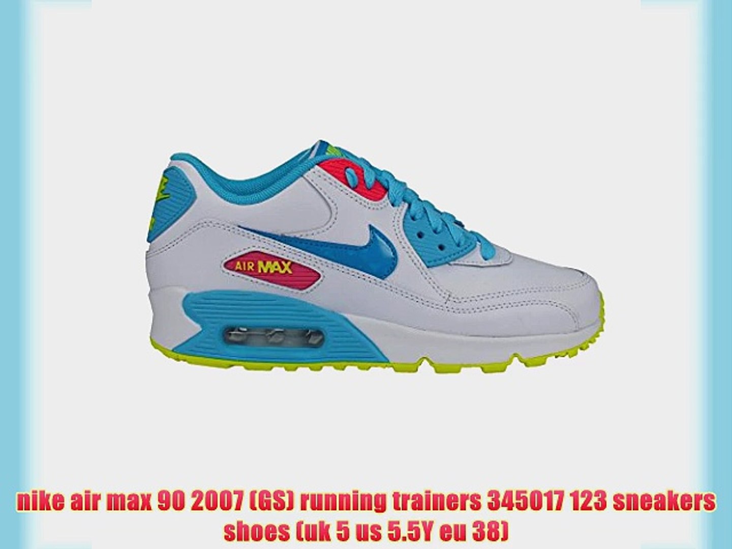 nike air max 90 2007 (GS) running trainers 345017 123 sneakers shoes (uk 5 us 5.5Y eu 38) nike air max 90 2007 (GS) running trainers 345017 123 sneakers shoes (uk 5 us 5.5Y eu 38)