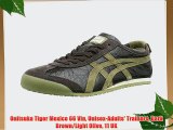 Onitsuka Tiger Mexico 66 Vin Unisex-Adults' Trainers Dark Brown/Light Olive 11 UK