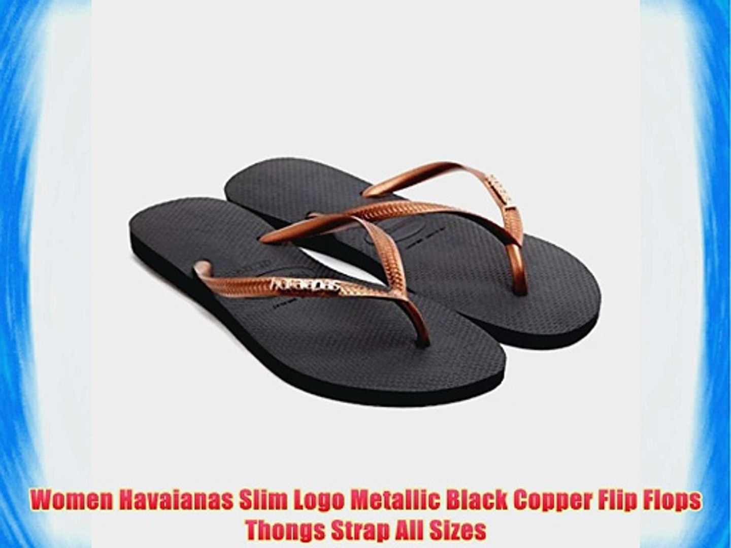 black metallic havaianas