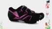 Muddyfox Womens MTB100 Cycle Shoes Cycling Trainers Velcro Black/Pink UK 6
