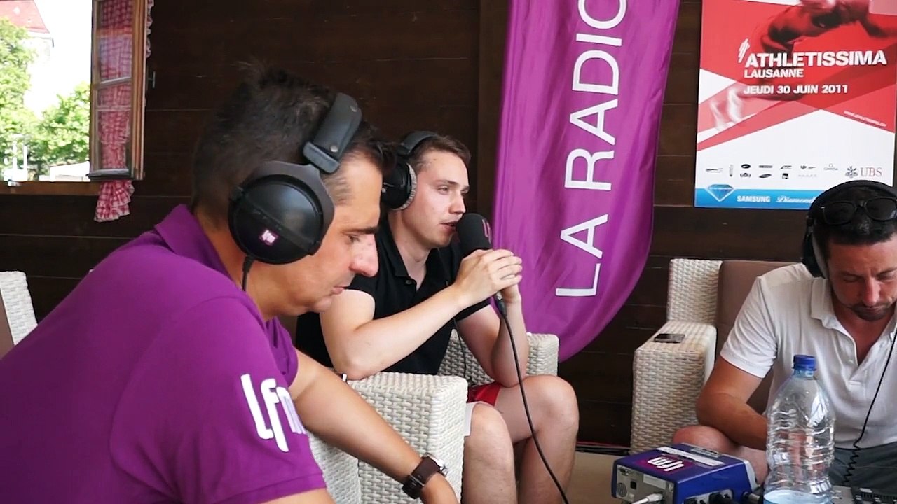 Léa Sprunger était avec nous à Athletissima !