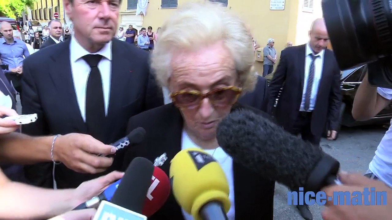 Sarkozy et Bernadette Chirac aux obsèques de Charles Pasqua