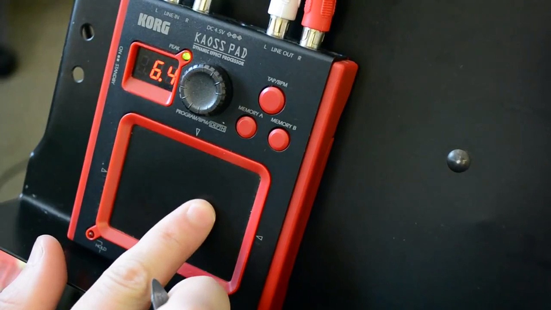 Korg Kaoss Pad In Guitar Effects Chain Video Dailymotion