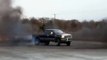 6.0 Powerstroke diesel whipping nasty donuts and burnout!