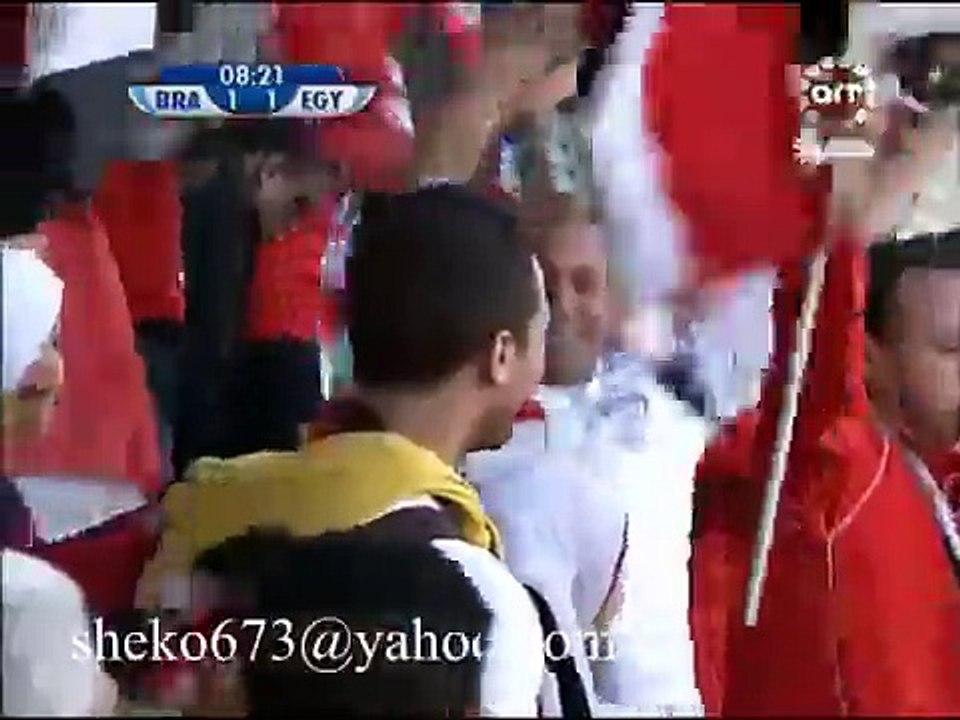 اهداف مصر والبرازيل تعليق الشوالي hd