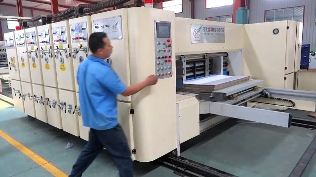 Automatic pizza box printing and cutting machine/pizza box making machine