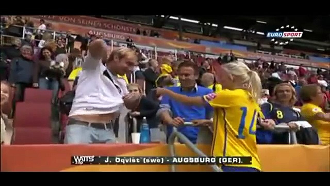 Swedish player exchange shirt with a fan (uncensored lol)