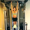 Hanging Leg Raise Advanced Abs Workout: Female Fitness Motivation