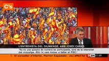 C's  Jordi Cañas: La concentración del 12O fue un éxito - Entrevista en 3/24 13/10/2013