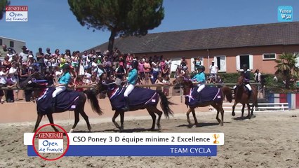 CSO Poney 3 D équipe minime 2 Excellence