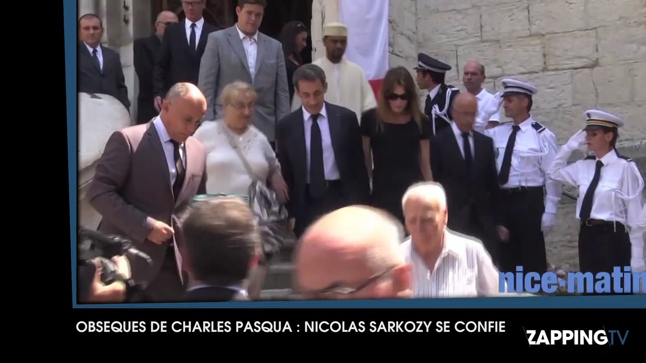 Obsèques de Charles Pasqua - L'hommage ému de N...