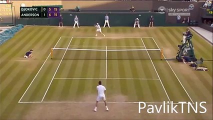Novak Djokovic vs Kevin Anderson Full Hightlights - Wimbledon 2015
