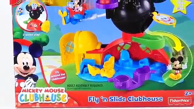 Mickey Mouse Fly n Slide Clubhouse Playset with Peppa Pig and Minnie Mouse by Disneycollector