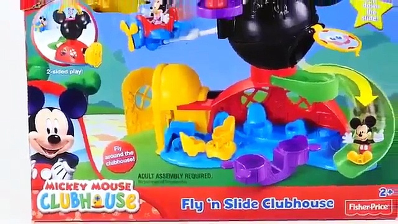 Mickey Mouse Fly n Slide Clubhouse Playset with Peppa Pig and Minnie Mouse by Disneycollector