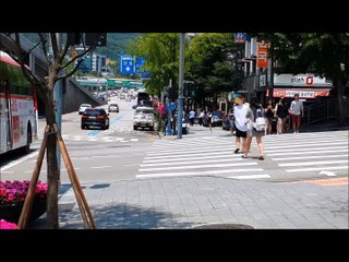 feux piétons Séoul