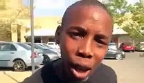 Funny black guy rapping in afrikaans