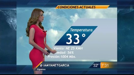 Скачать видео: Miss météo méxicaine ultra hot - Le meilleur de Yanet Garcia