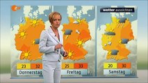 Kondensstreifen im ZDF Wetterbericht 24.07.2012 Chemtrails