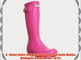 D - Hunter Boots Youth Junior Womens Rain Boots Wellies Wellington (Fuchsia 4 UK / EU 37)