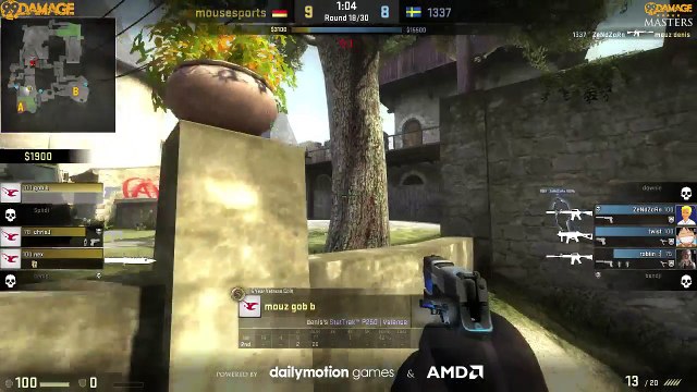 dabo0 - 99DMG Masters Playoffs: 1337 vs mouz @18CEST + the winner vs dignitas @21CEST (REPLAY)