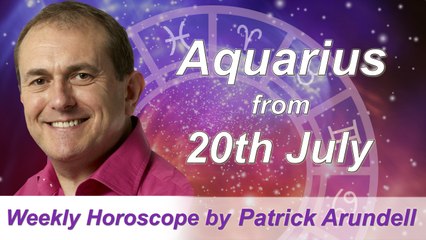 Aquarius Weekly Horoscope from 20th July 2015