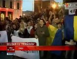 Revolutie la Chisinau Studentii Basarabeni si Romani umar la umar in Bucuresti, Brasov, Iasi si Cluj