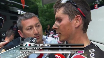VIDÉO - Warren Barguil (Giant-Alpecin) : "Pas forcément la bonne journée"