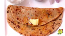 Oats Masala Paratha - By Vahchef @ Vahrehvah.com