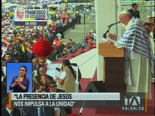 El mensaje de papa Francisco en la Homilía