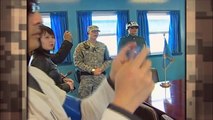 A closer look at the DMZ.. South Korea and North watching each other across the wire.