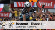Résumé - Étape 4 (Seraing > Cambrai) - Tour de France 2015