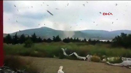 Isparta'da hortum dehşeti!