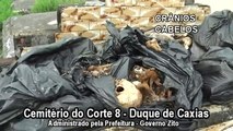 O descaso com os cemitérios em Duque de Caxias - IMAGENS FORTES!