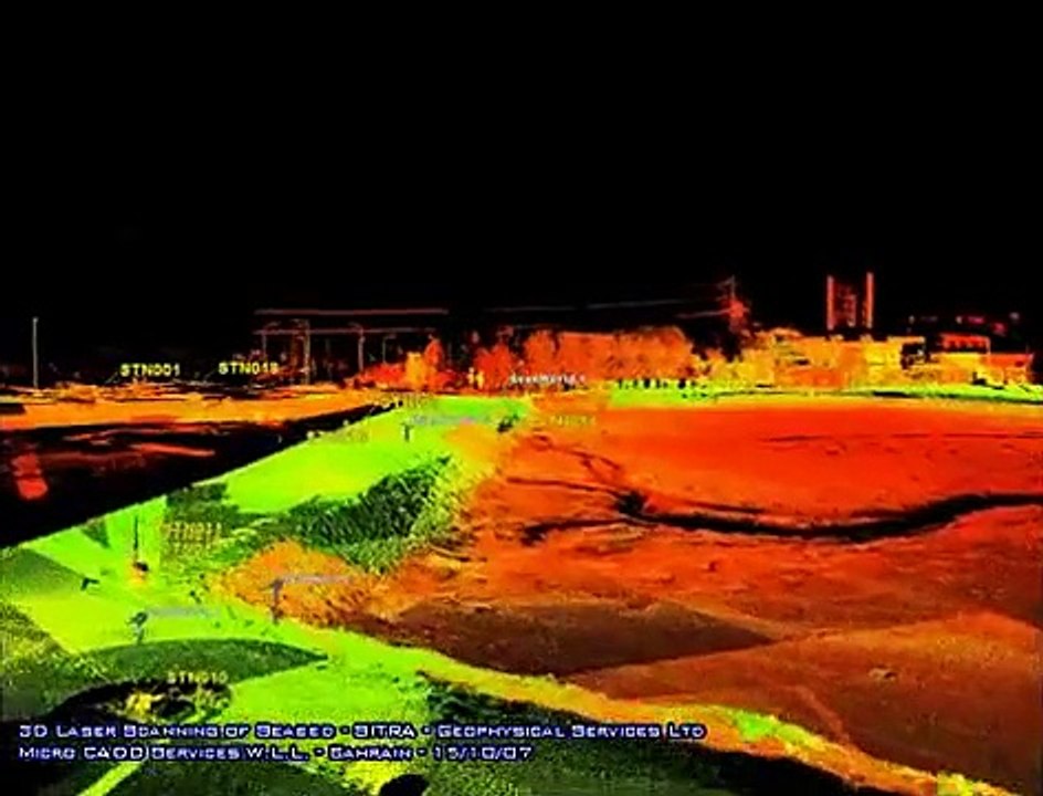 3D Laser Scanning of Seabed - Sitra, Bahrain